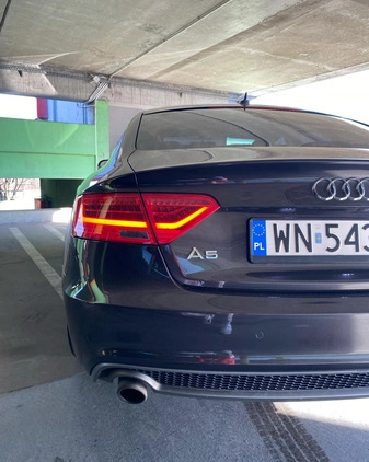 Audi A5 cena 57900 przebieg: 219000, rok produkcji 2013 z Warszawa małe 704